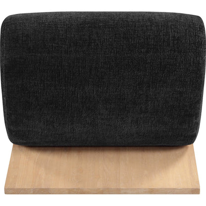 Akira Black Fabric Upholstered Accent Chair