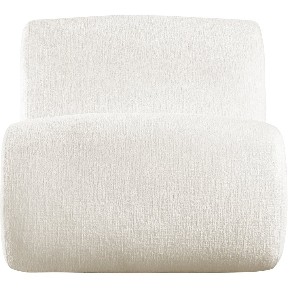 Akira Cream Fabric Upholstered Accent Chair