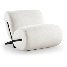 Akira Cream Fabric Upholstered Accent Chair