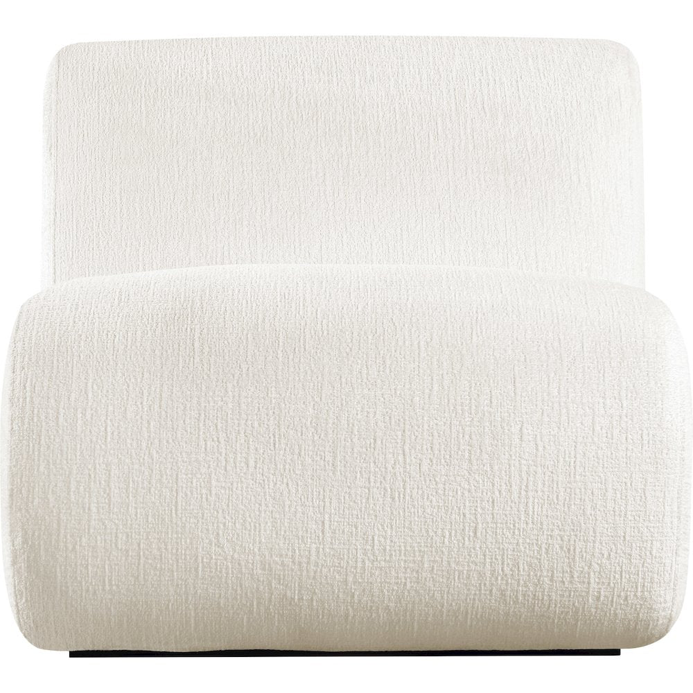 Akira Cream Fabric Upholstered Accent Chair