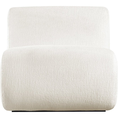 Akira Cream Fabric Upholstered Accent Chair