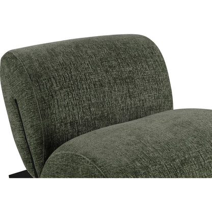 Akira Green Fabric Upholstered Accent Chair