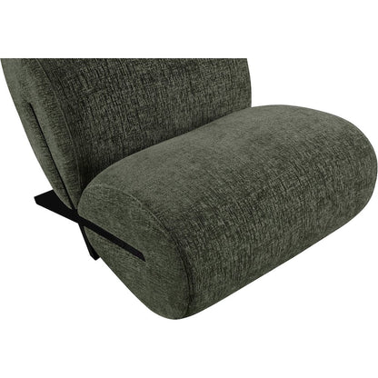 Akira Green Fabric Upholstered Accent Chair