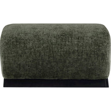 Akira Green Fabric Upholstered Ottoman