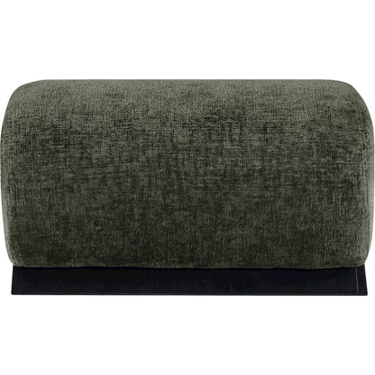 Akira Green Fabric Upholstered Ottoman