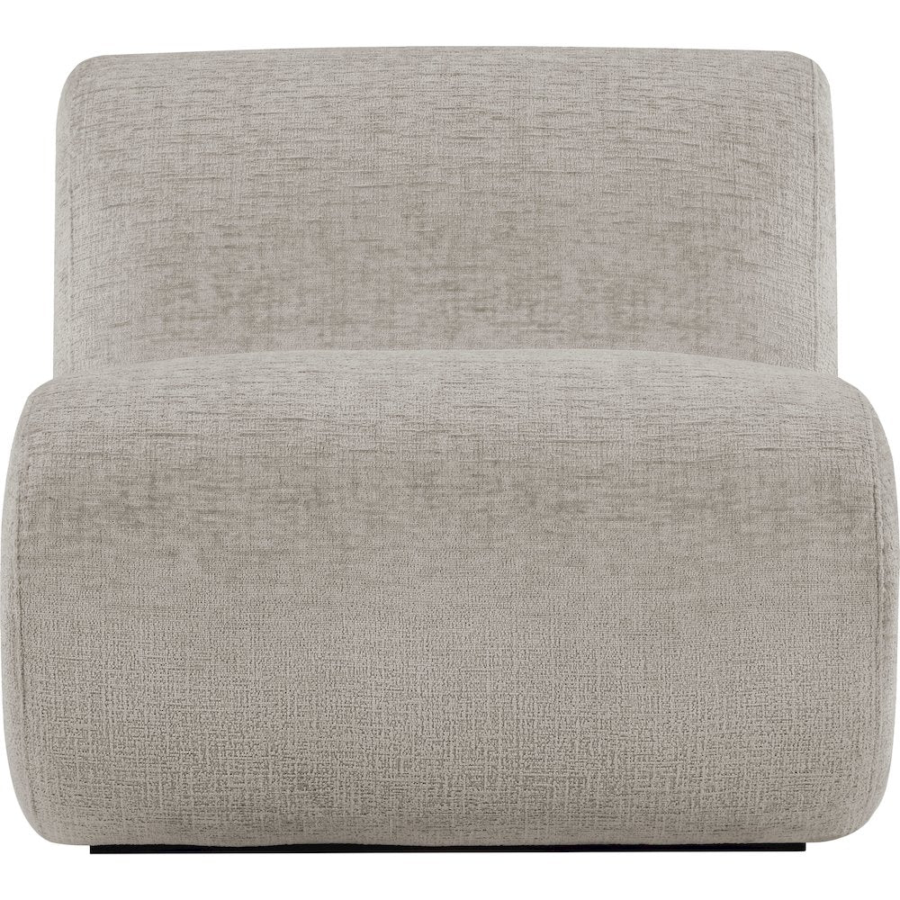 Akira Grey Fabric Upholstered Accent Chair