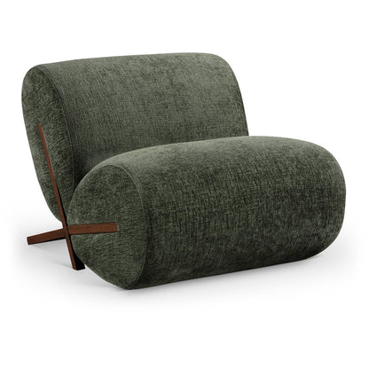 Akira Green Fabric Upholstered Accent Chair