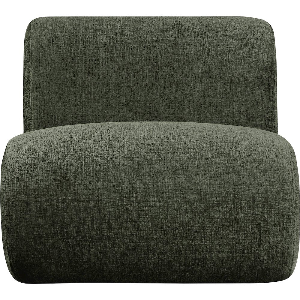 Akira Green Fabric Upholstered Accent Chair