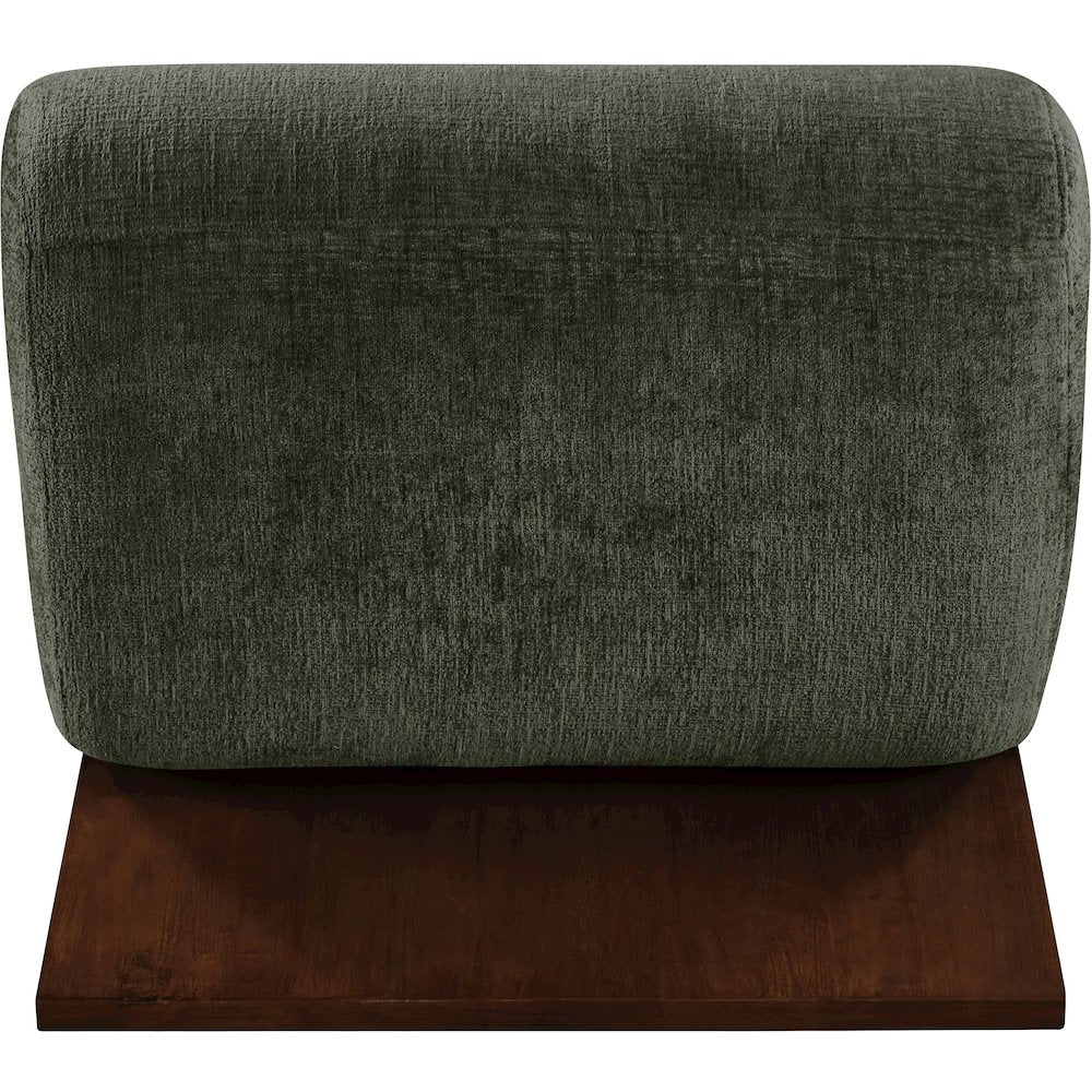 Akira Green Fabric Upholstered Accent Chair