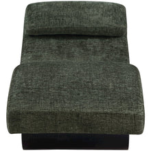 Marcella Green Fabric Upholstered Chaise Lounge