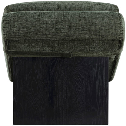 Marcella Green Fabric Upholstered Chaise Lounge