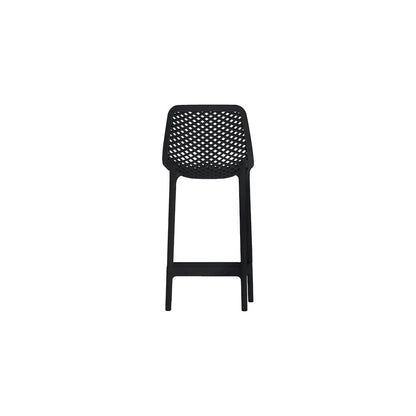 Mykonos Black Outdoor Patio Stool, Set of 4