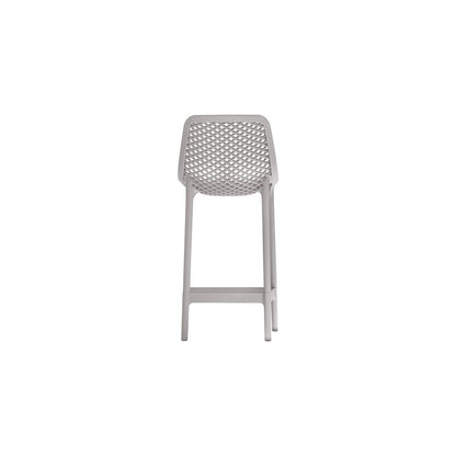Mykonos Grey Outdoor Patio Stool, Set of 4