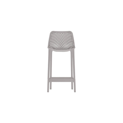 Mykonos Grey Outdoor Patio Stool, Set of 4