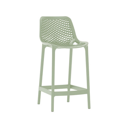 Mykonos Mint Outdoor Patio Stool, Set of 4