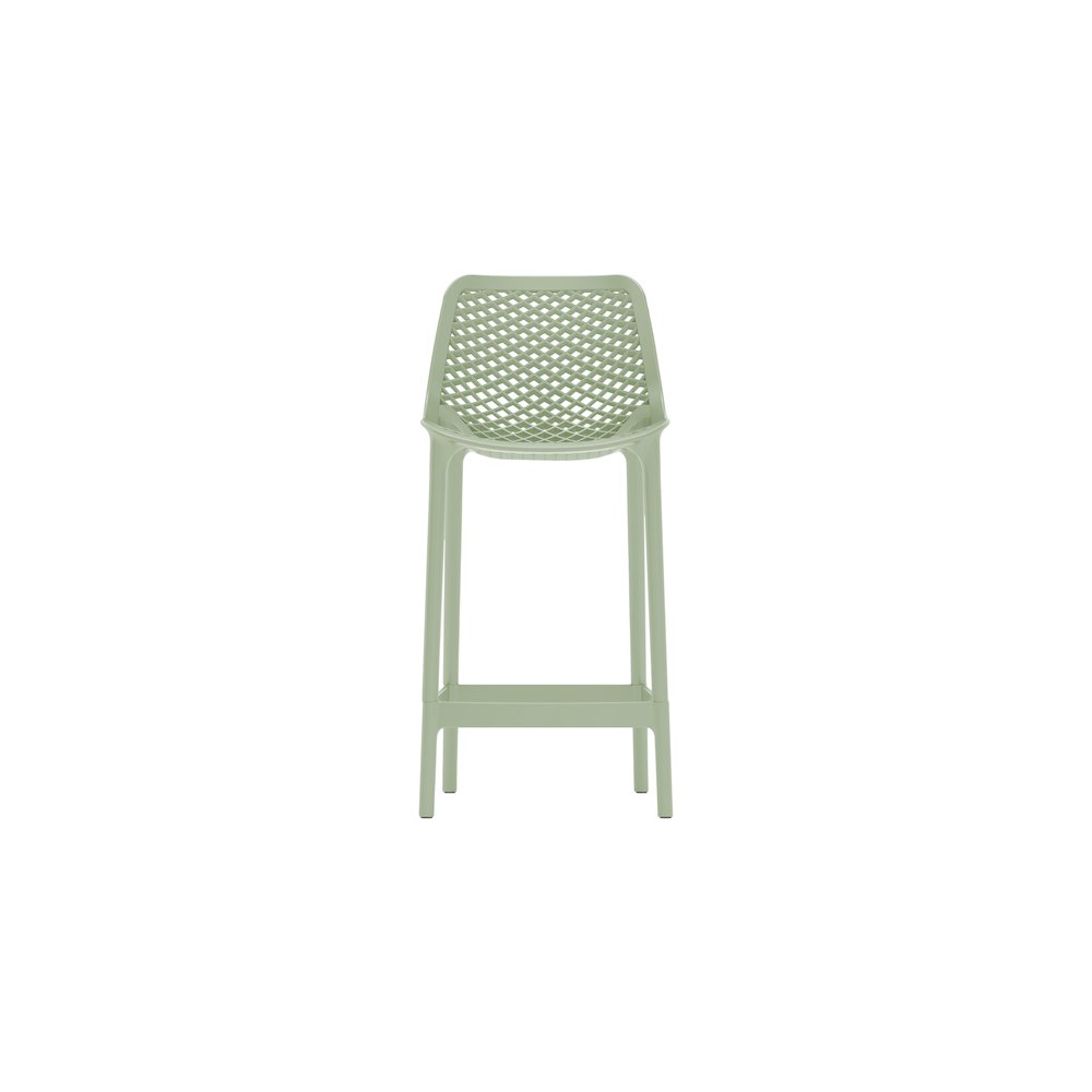 Mykonos Mint Outdoor Patio Stool, Set of 4