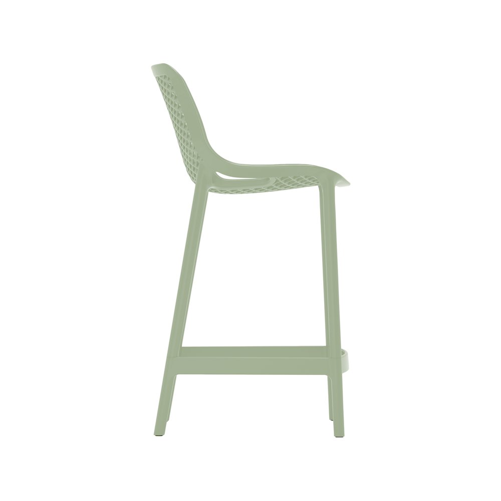 Mykonos Mint Outdoor Patio Stool, Set of 4