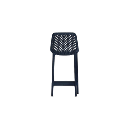 Mykonos Navy Outdoor Patio Stool, Set of 4