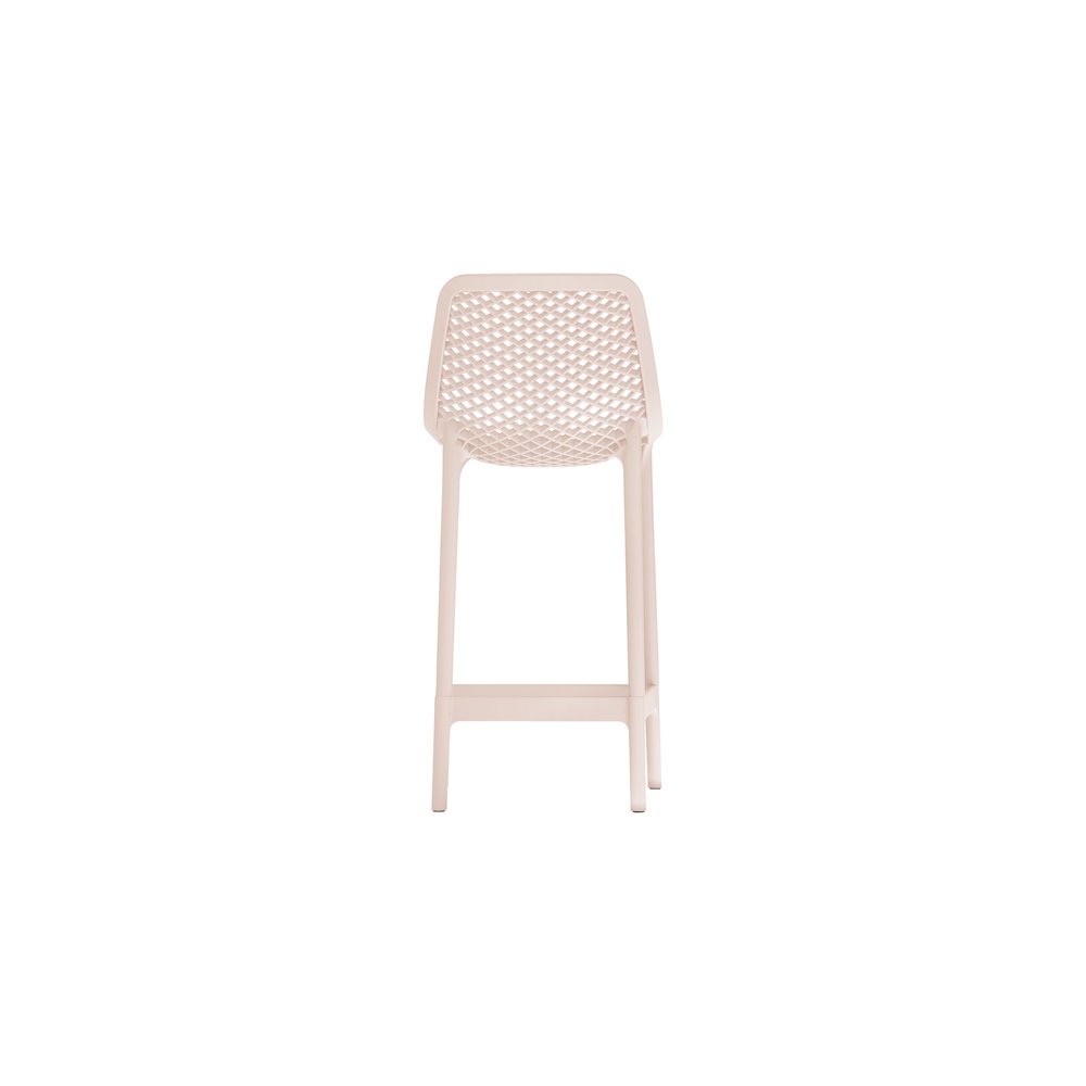 Mykonos Pink Outdoor Patio Stool, Set of 4