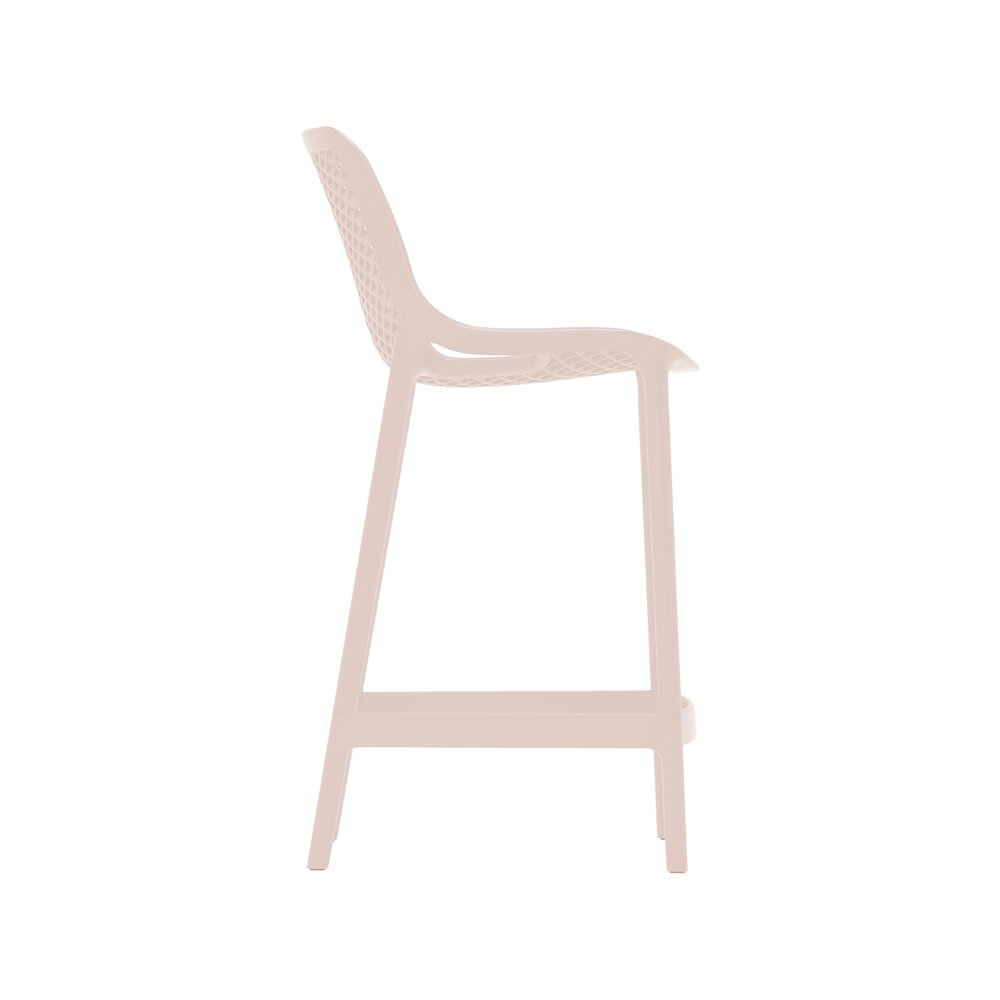 Mykonos Pink Outdoor Patio Stool, Set of 4