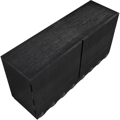 Scallop Black Dresser
