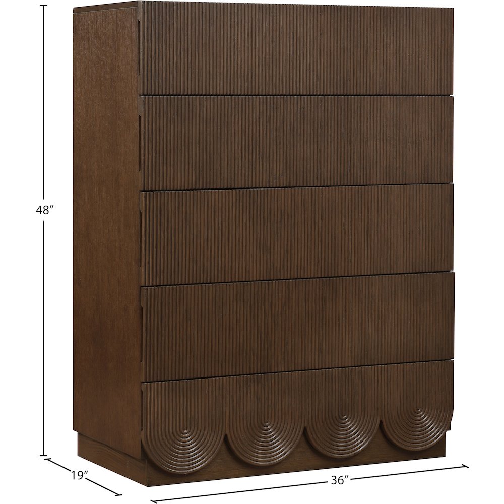 Scallop Brown Chest