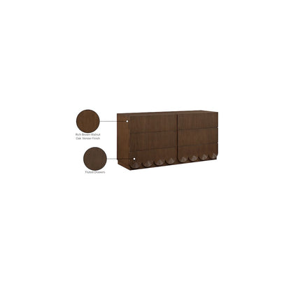 Scallop Brown Dresser