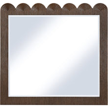 Scallop Brown Mirror