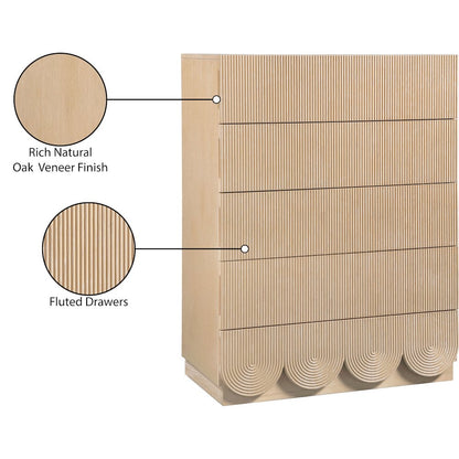 Scallop Natural Chest