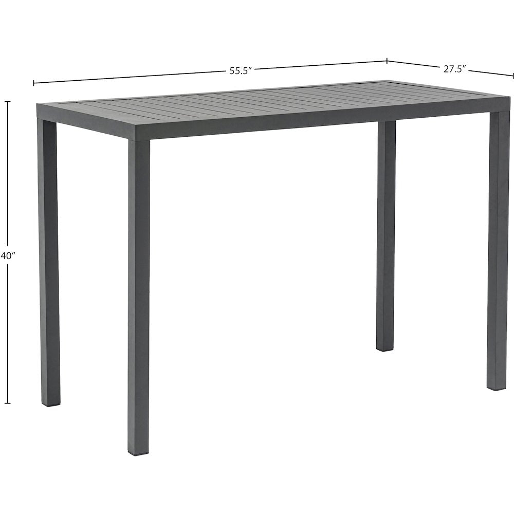 Maldives Outdoor Patio Rectangle Bar Table