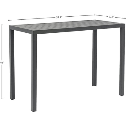 Maldives Outdoor Patio Rectangle Bar Table
