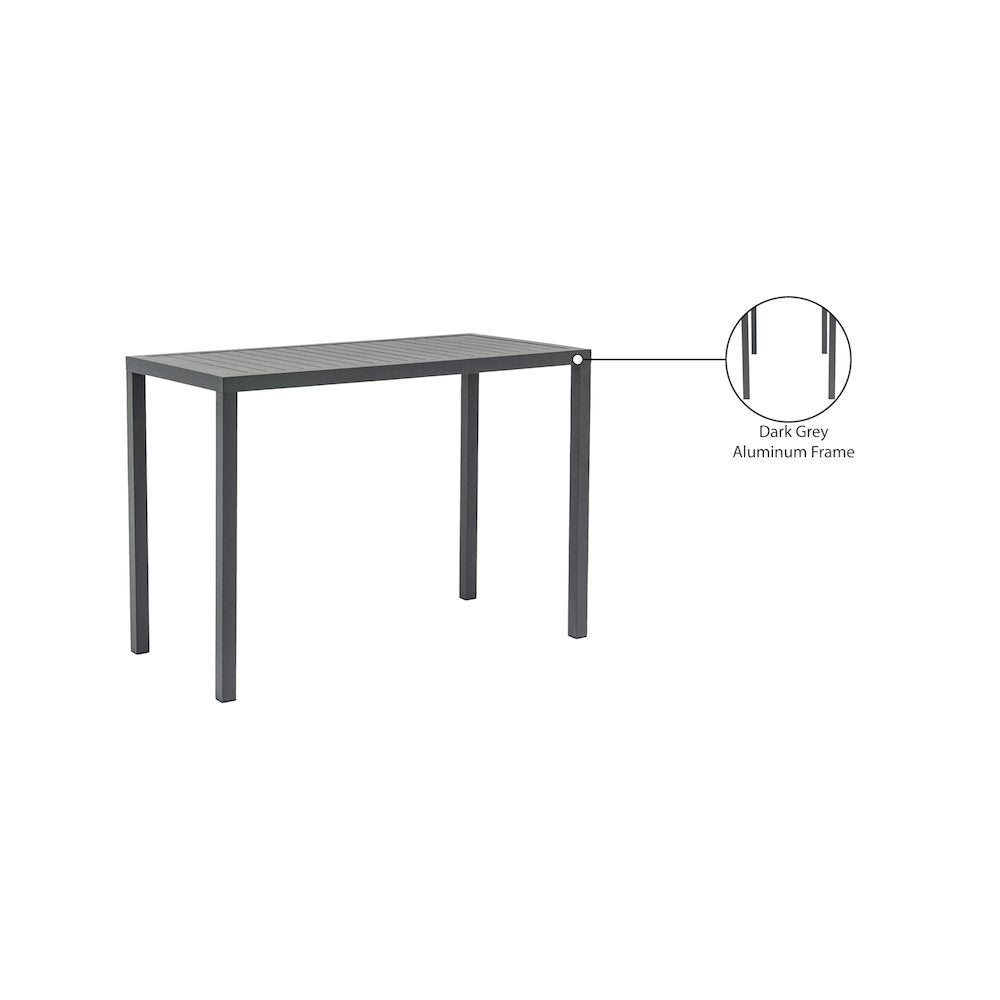 Maldives Outdoor Patio Rectangle Bar Table
