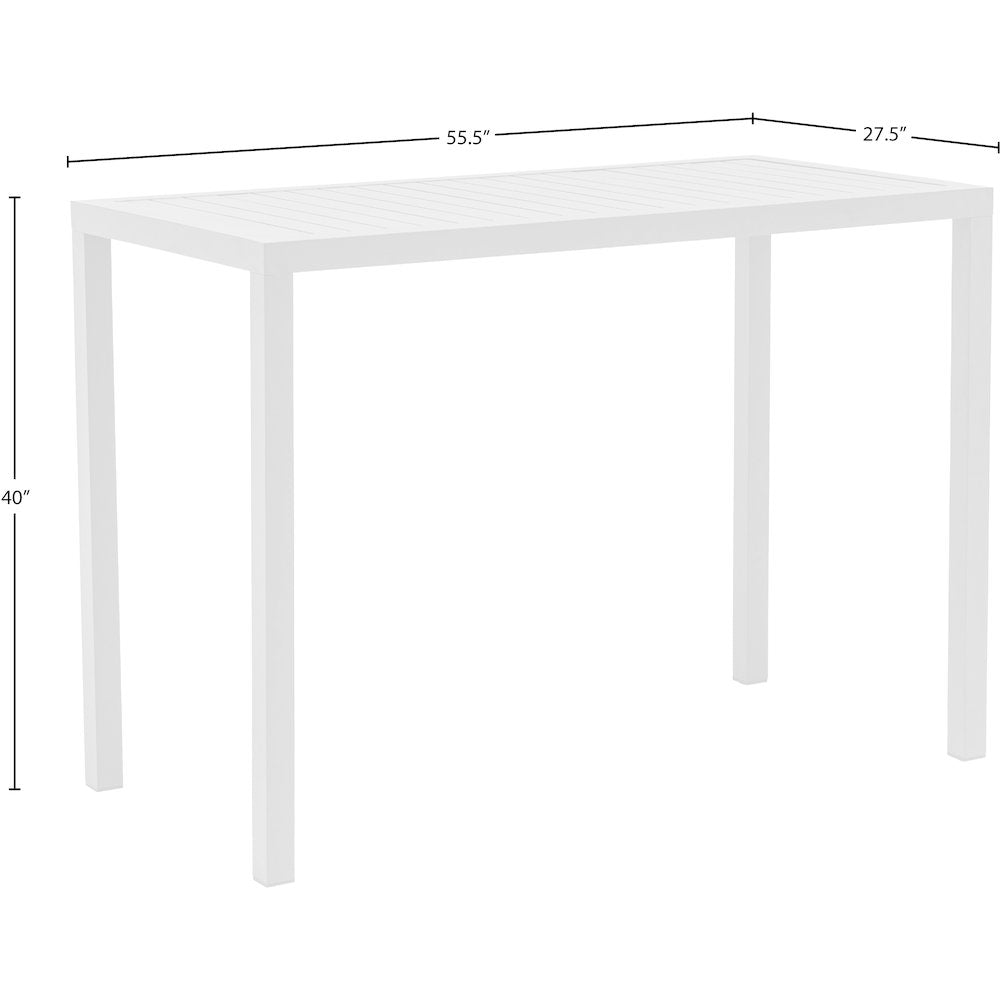 Maldives Outdoor Patio Rectangle Bar Table