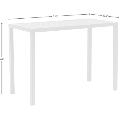 Maldives Outdoor Patio Rectangle Bar Table