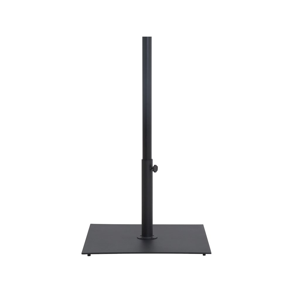 Belize Matte Black Steel Patio Umbrella Base