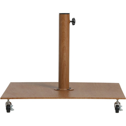 Belize Teak Steel Patio Umbrella Base