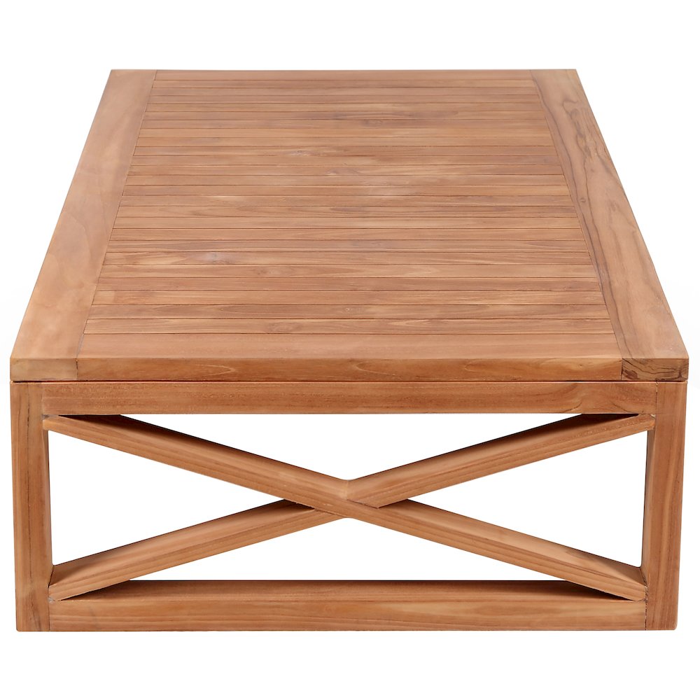 Anguilla Natural Teak Outdoor Coffee Table