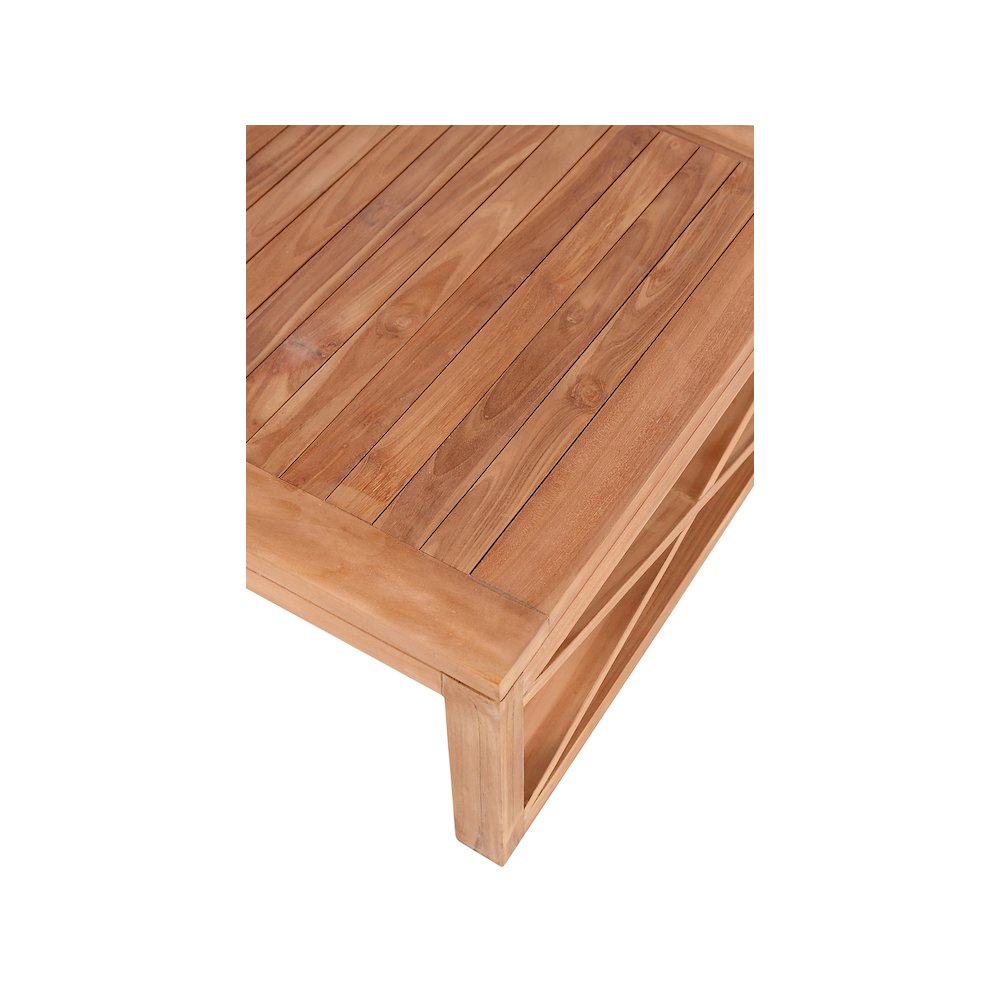 Anguilla Natural Teak Outdoor Coffee Table