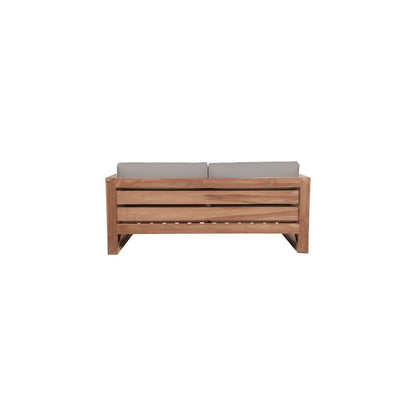 Anguilla Grey Water Resistant Fabric Outdoor Loveseat