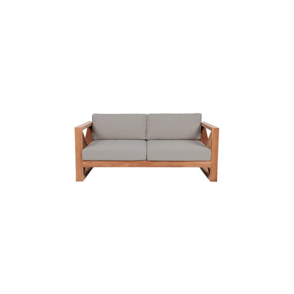 Anguilla Grey Water Resistant Fabric Outdoor Loveseat