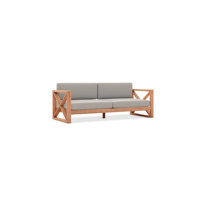 Anguilla Grey Water Resistant Fabric Outdoor Sofa