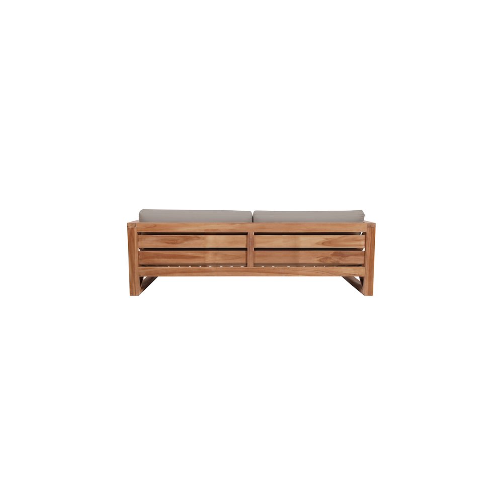 Anguilla Grey Water Resistant Fabric Outdoor Sofa