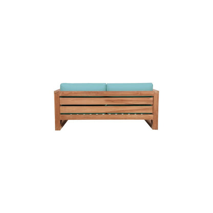 Anguilla Blue Water Resistant Fabric Outdoor Loveseat