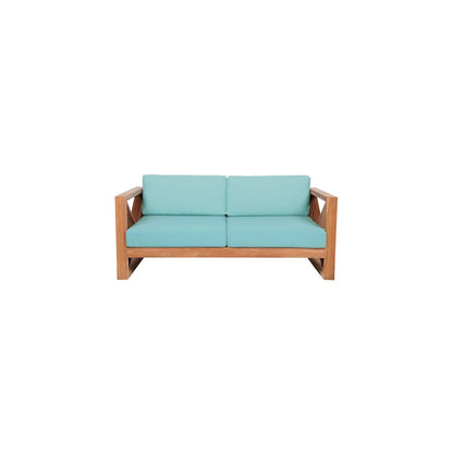 Anguilla Blue Water Resistant Fabric Outdoor Loveseat