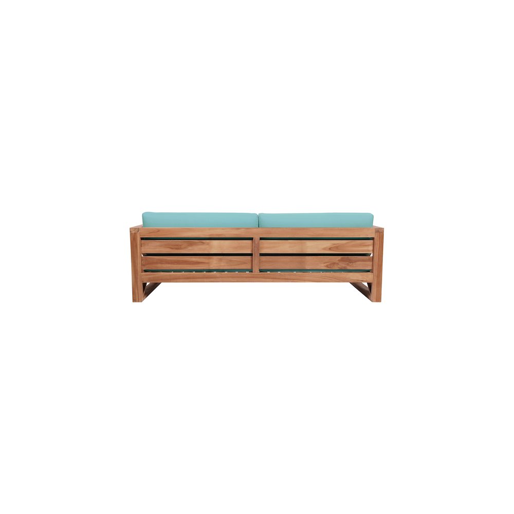 Anguilla Blue Water Resistant Fabric Outdoor Sofa