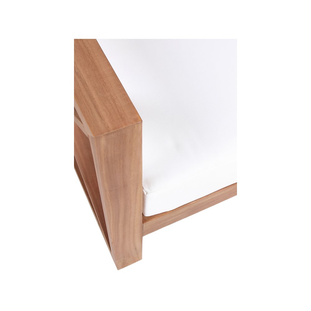 Anguilla Off White Water Resistant Fabric Outdoor Chair