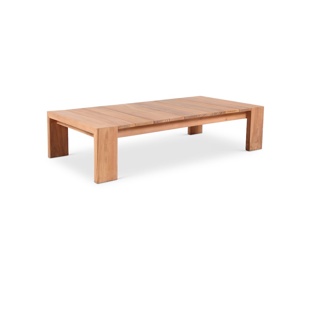 Tulum Natural Teak Outdoor Coffee Table