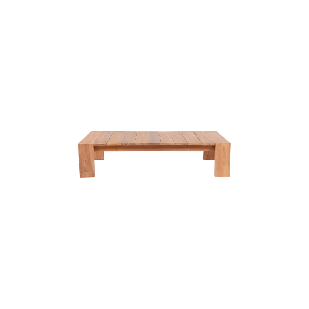 Tulum Natural Teak Outdoor Coffee Table