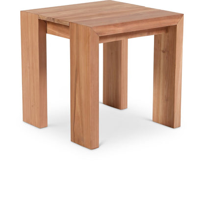 Tulum Natural Teak Outdoor End Table