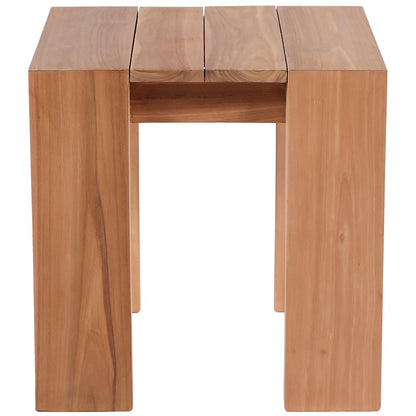 Tulum Natural Teak Outdoor End Table